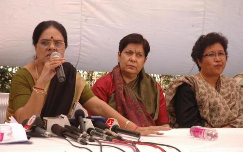 Press conference on Indecent Representation of Women - Act and Initiatives of NCW