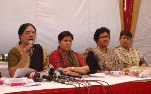 Press conference on Indecent Representation of Women - Act and Initiatives of NCW