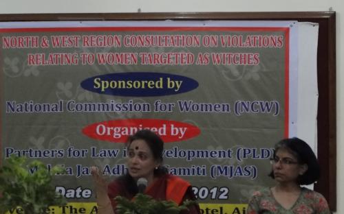 Member Ms. Nirmala Sawant Prabhavalkar attended the ‘North and West Region Consultation on ‘Violations related to women targeted as Witches’ at Ajmer