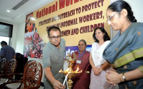 Dr. Charu WaliKhanna, Member NCW, was Chief Guest at “ National Convention on Strategies and Outreach to Protect Rights of Informal Workers, Women and Children”