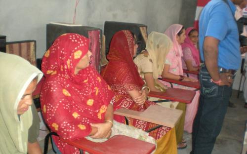 Dr Charu WaliKhanna and Ms Hemlatha Kheria visited the village Garhi Sampla in Rothak District Haryana