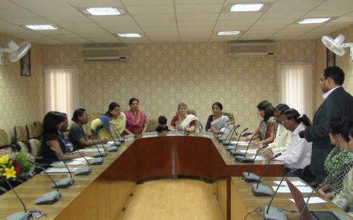 Mrs Mireille Martin, Hon’ble Minister of Gender Equality Child Development and Family welfare, Republic of Mauritius visited the Commission with H.E Dr A. K. Jagessur GOSK High Commissioner and Mrs. N. Bauhadoor Pillay Ponniswamy Second Secretary