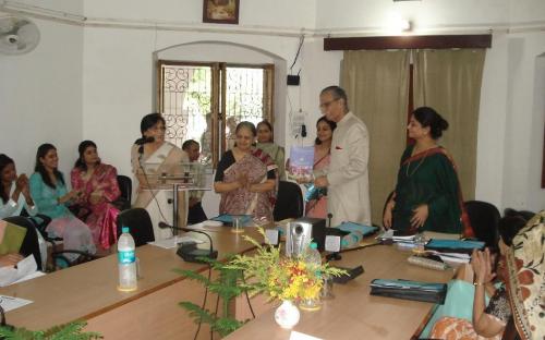 Member Shamina Shafiq delivered a lecture at a workshop on “Women Studies – an introduction” organized by Centre for Women Studies, at Aligarh Muslim University