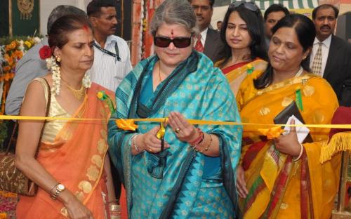 Ms. Mamta Sharma, Hon’ble Chairperson, NCW was the chief Guest and inaugurated the welfare exhibition; organize by Himveer Wives Welfare 