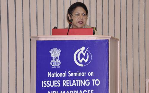 National Seminar on “ISSUES RELATING TO NRI MARRIAGES” Photo(S)