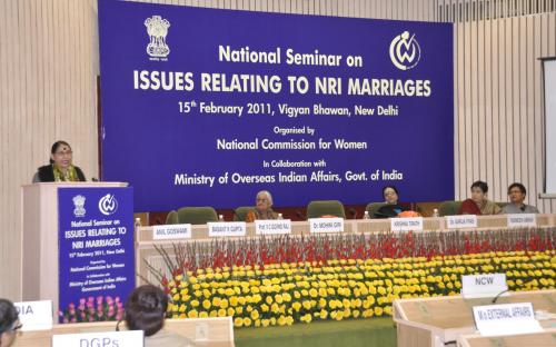 National Seminar on “ISSUES RELATING TO NRI MARRIAGES” Photo(S)