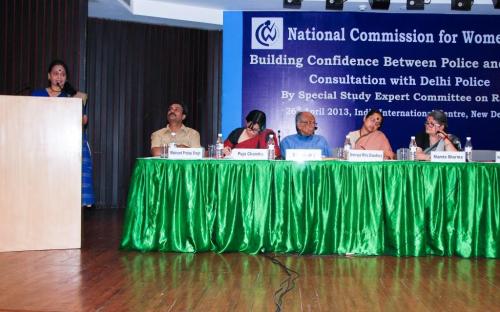 The members of the Commission attended a consultation on Building Confidence between Police and Public Consultation with Delhi Police organized by Special Study Expert Committee on rape