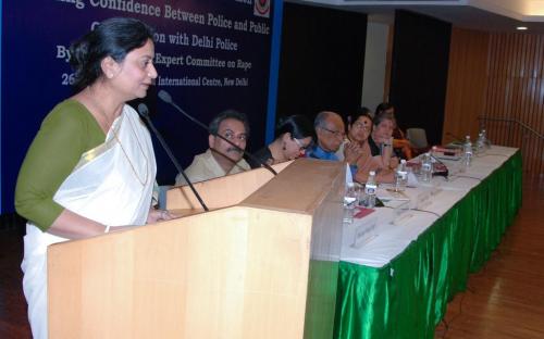 The members of the Commission attended a consultation on Building Confidence between Police and Public Consultation with Delhi Police organized by Special Study Expert Committee on rape