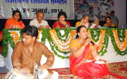 Smt. Mamta Sharma, Hon’ble Chairperson, NCW was Chief Guest at Inauguration of Rajasthani Lekhika Sameelan