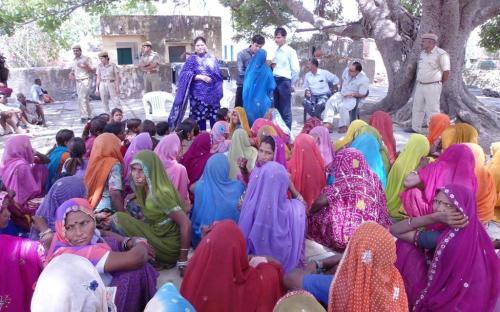 Ms. Hemlata Kheria, Member, NCW visited in Kewalpura Panchayat and Sangaria Panchayat in Sub-divisions of Badisadri, Chittorgarh, Rajasthan