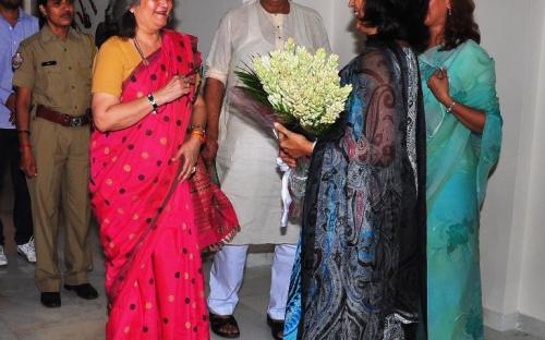 Smt. Mamta Sharma, Hon’ble Chairperson, NCW attended a discussion on issues of women empowerment taking the cause forward from an initiative by the Prabha Khaitan Foundation at Jaipur