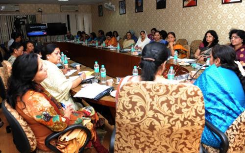 The Commission organized a training and sensitization programme for the Chairpersons / Officials of the State Women Commissions