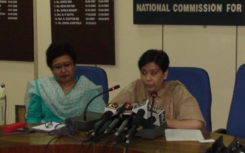 Press conference of Ms. Yasmeen Abrar, Acting Chairperson, NCW