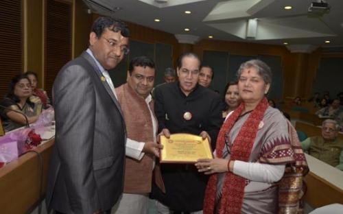 Smt. Mamta Sharma, Hon'ble Chairperson, NCW was Guest at Honoring of Talented Women on World’s Women Day and 23rd Kavyatri Sammelan organized by Rajasthani Academy at India Habitat Center, Lodhi Road New Delhi