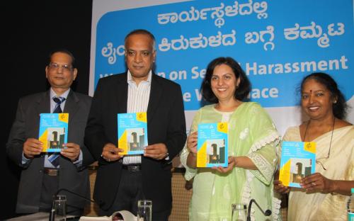 Release of Bi-lingual Booklet in Kannada and English in order to reach women in their own vernacular language