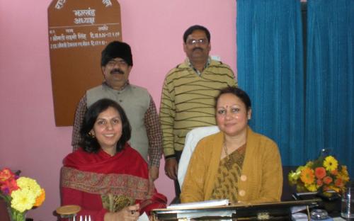 Dr Charu WaliKhanna, Member NCW with Smt. Hemlatha Mohan, Chairperson State Commission for Women, Jharkhand and Shri Chandra Shekhar Jha and Arvind Kumar Jha, Legal Advisor