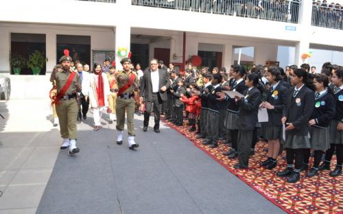 Dr. Charu WaliKhanna, Member NCW, Chief Guest at 63rd Republic Day Programme And Annual Prize Distribution Ceremony at Shiv Vani Model Senior School