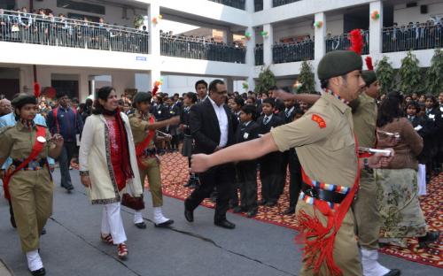 Dr. Charu WaliKhanna, Member NCW, Chief Guest at 63rd Republic Day Programme And Annual Prize Distribution Ceremony at Shiv Vani Model Senior School