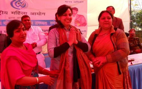 Member NCW, attends Seminar on Human Rights and Awareness of Women’s Rights on 12.2.2012 at Palwal Haryana