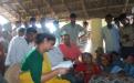 Member Shamina Shafiq attended a public hearing in village Newada, Ganeshpur, Leherpur