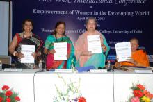 Ms. Mamta Sharma, Hon'ble Chairperson, NCW was the chief guest at First WDC International Conference on “Empowerment of Women in Developing World”