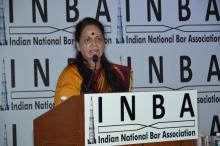 Ms Nirmala Samant Prabhavalkar, Member, NCW attended Indian National Bar Association (INBA), Mumbai Conference, held