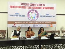 Dr. Charu WaliKhanna, Member, NCW, Guest of Honour at ‘National Consultation on Protection of Dignity and Rights of Sex Workers’, New Delhi