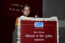 Smt. Mamta Sharma, Hon'ble Chairperson, NCW was Chief Guest at Inauguration of the Workshop on "Prevention of Sexual Harassment at the Workplace"