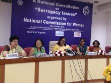 National Consultation on Surrogacy Issues  National Commission for Women organized a National Consultation