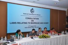 Consultation on "Laws Relating to Marriage and Dowry" at India Habitat Center, New Delhi